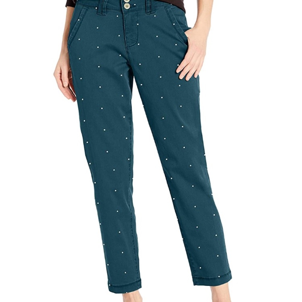NWT Jag flora polka dot crop jeans